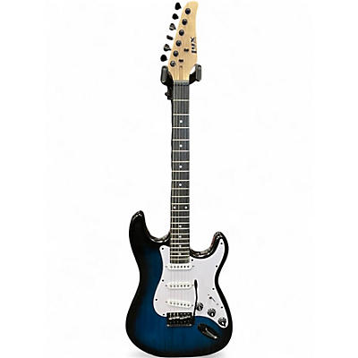 Used Lyx PRO Blue Burst Solid Body Electric Guitar
