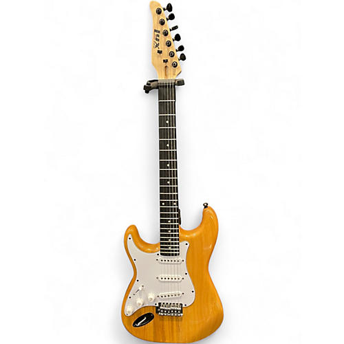 Used Lyx PRO Natural Solid Body Electric Guitar Natural