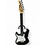 Used Lyx Pro ELECTRIC GUITAR Black and White Solid Body Electric Guitar Black and White