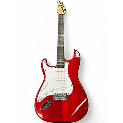 Used Lyx Pro LEFTY Red Electric Guitar