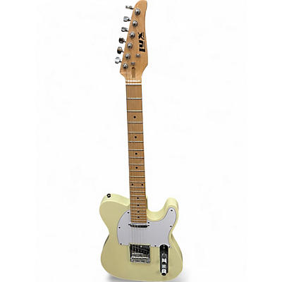 Used Lyx Pro T-Style Vintage White Solid Body Electric Guitar