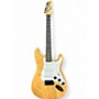 Used Lyx Pro strat style Natural Solid Body Electric Guitar Natural