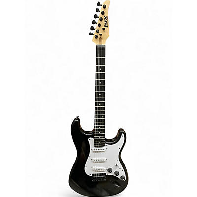 Used Lyxpro Strat Style  Black Solid Body Electric Guitar