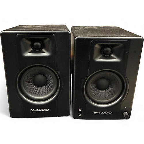 Used M-Audio BX4 Set Powered Monitor