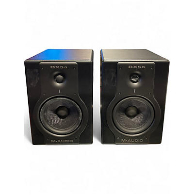 Used M-Audio BX5A Pair Powered Monitor