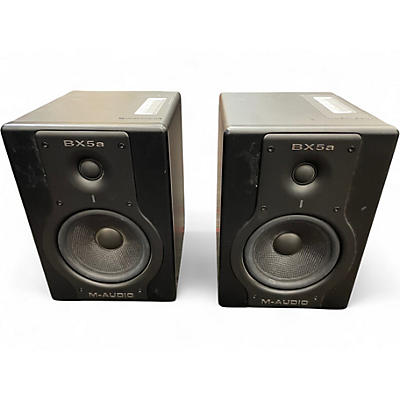 Used M-Audio BX5A Pair Powered Monitor