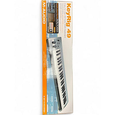 Used M-Audio KeyRig 49 MIDI Controller