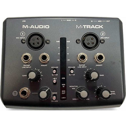 Used M-Audio M TRACK Audio Interface