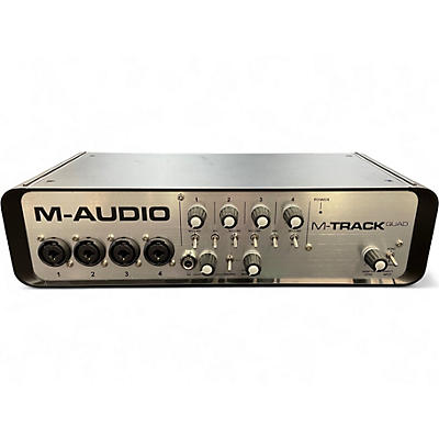 Used M-Audio M-TRACK QUAD Audio Interface