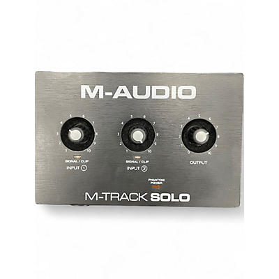 Used M Audio M-TRACK SOLO  Audio Interface