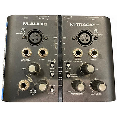 Used M-Audio M-Track Plus Audio Interface