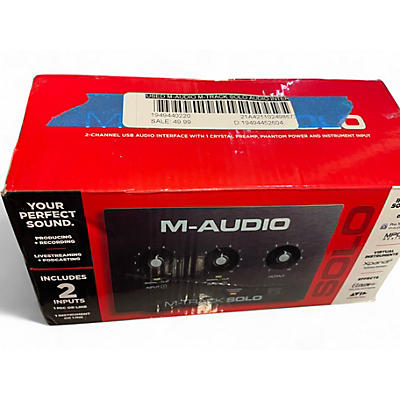 Used M-Audio M-Track Solo Audio Interface