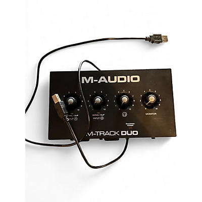 Used M Audio MTRACK DUO Audio Interface