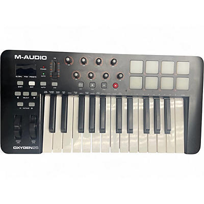 Used M-Audio Oxygen 25 Key MIDI Controller