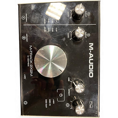 Used M-Audio m-track 2x2m Audio Interface
