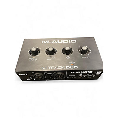 Used M-Audio m-track duo Audio Interface