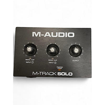 Used M-Audio m track solo Audio Interface