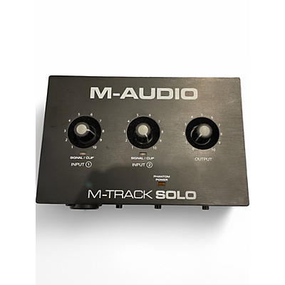 Used M-Audio mtrack solo Audio Interface