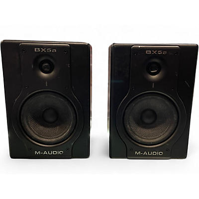 Used M-audio BX5A STUDIO MONITOR PAIR Powered Monitor