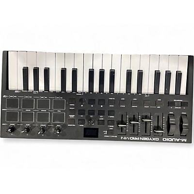 Used M-audio OXYGEN PRO MINI MIDI Controller