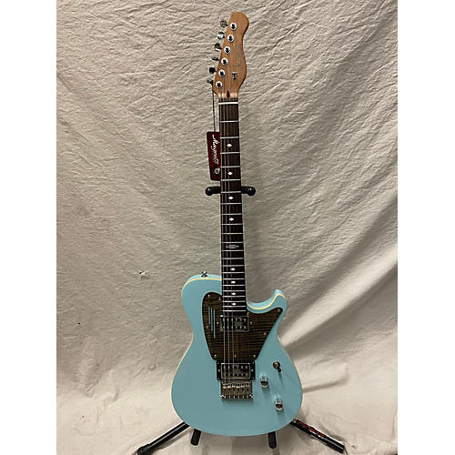Used MAGNETO UW-4300 Blue Solid Body Electric Guitar Blue