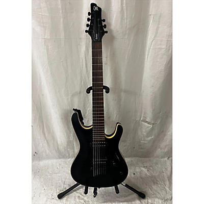 Used MAYONES SETIUS PRO 7 Black Solid Body Electric Guitar