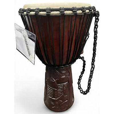 Used MEINL 10" VILLAGE CARVING Djembe