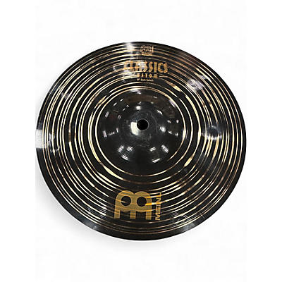 Used MEINL 10in CLASSIC  Dark Splash Cymbal
