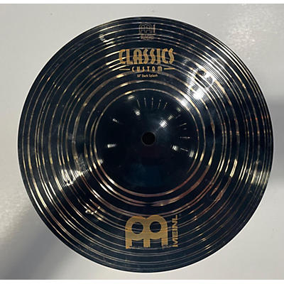 MEINL Used MEINL 10in Classic Custom Dark Splash Cymbal