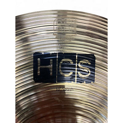 Used MEINL 10in HCS Splash Cymbal