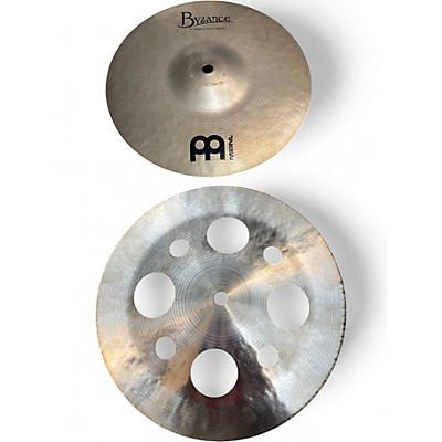 Used MEINL 10in Temporal stack II pair Cymbal
