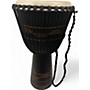 Used MEINL 12in african djembe Black Drum Black 30