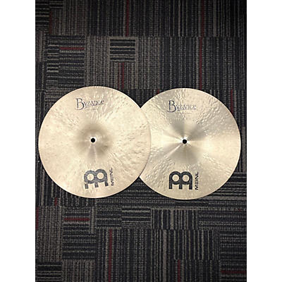 MEINL Used MEINL 13in Byzance Medium Hi Hat Pair Cymbal