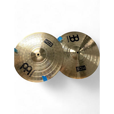 Used MEINL 13in HCS Hi Hat Pair Cymbal