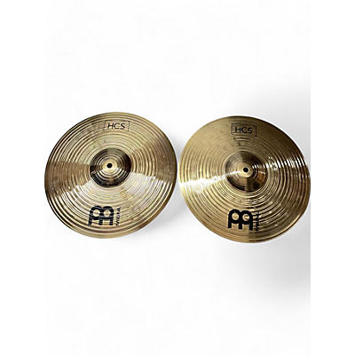 Used MEINL 13in HCS Hi Hat Pair Cymbal