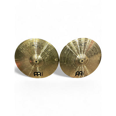 Used MEINL 13in HCS Hi Hat Pair Cymbal