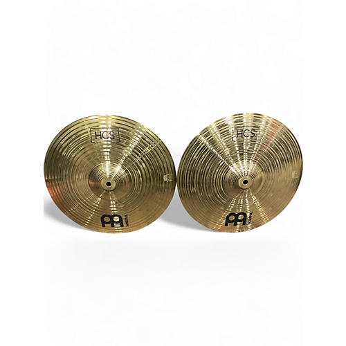 Used MEINL 13in HCS Hi Hat Pair Cymbal 31