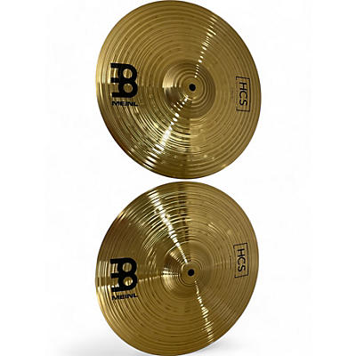 Used MEINL 13in HCS Hi Hat Pair Cymbal