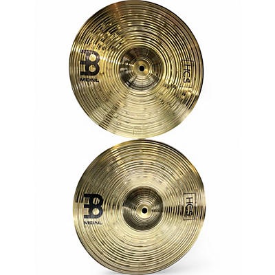 Used MEINL 13in HCS Hi Hat Pair Cymbal