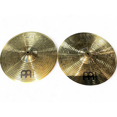 Used MEINL 13in HCS Hi Hat Pair Cymbal