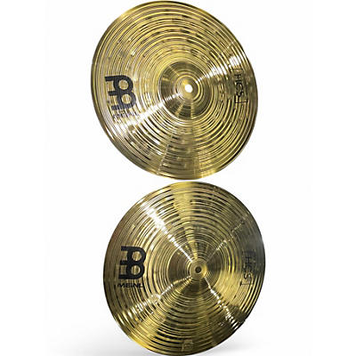 Used MEINL 13in HCS Hi Hat Pair Cymbal