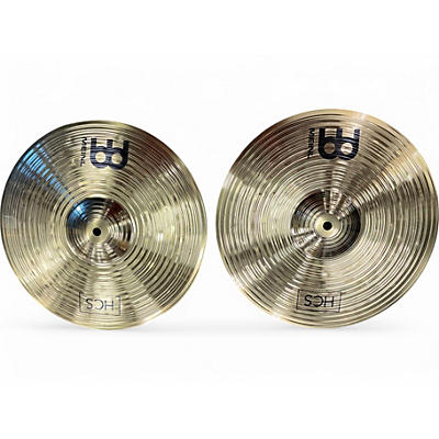 Used MEINL 13in HCS Hi Hat Pair Cymbal