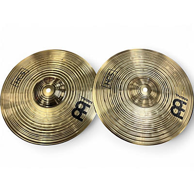 Used MEINL 13in HCS Hi Hat Pair Cymbal