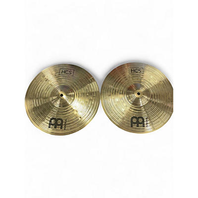 Used MEINL 13in HCS Hi Hat Pair Cymbal