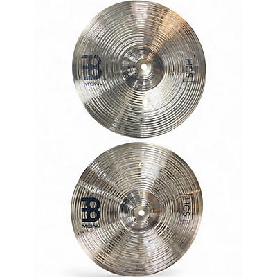 Used MEINL 13in HCS Hi Hat Pair Cymbal