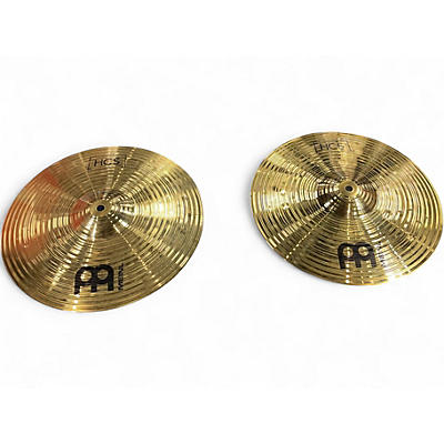 Used MEINL 13in HCS Hi Hat Pair Cymbal