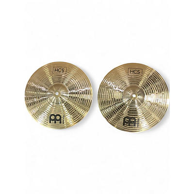 Used MEINL 13in HCS Hi Hat Pair Cymbal
