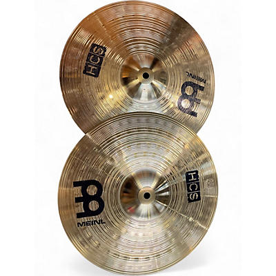 Used MEINL 13in HCS Hi Hat Pair Cymbal