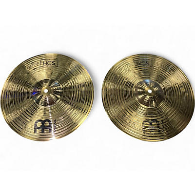 Used MEINL 13in HCS Hi Hat Pair Cymbal