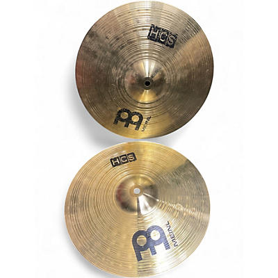 Used MEINL 13in HCS Hi Hat Pair Cymbal